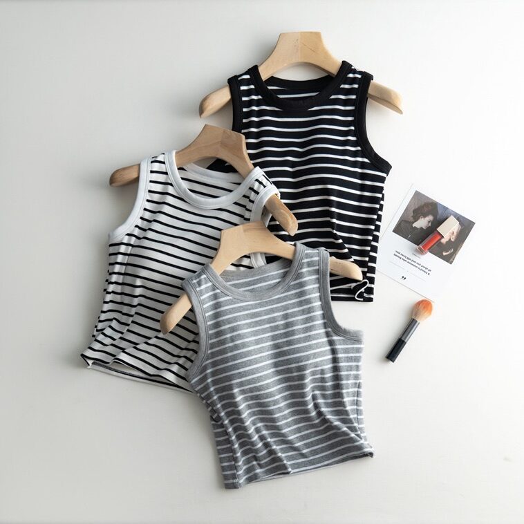 Fbella Stripe Padded Cami Top